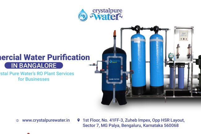 Best Water Softening Equipment Supplier in Bangalore: Crystal Pure Water - 'Transform Your Water Quality with Trusted Solutions'